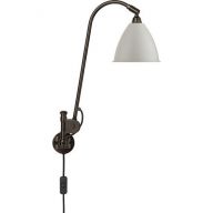 Gubi Bestlite BL6 16 Wandlamp - Zwart & Mat wit