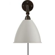 Gubi Bestlite BL7 16 Wandlamp - Zwart & Mat wit