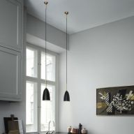 Gubi Grasshoppa Hanglamp - Messing & Blauw