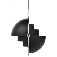 Gubi Multi-Lite Small Hanglamp - Chroom & Mat zwart
