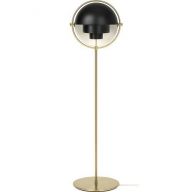 Gubi Multi-Lite Vloerlamp - Messing & Mat zwart