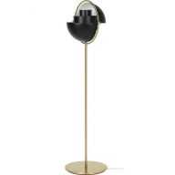 Gubi Multi-Lite Vloerlamp - Messing & Mat zwart