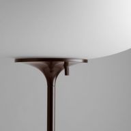 Gubi Stemlite H110 Vloerlamp - Zwart rood