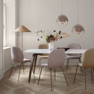Gubi Tynell 9602 Vloerlamp - Messing & Oranje