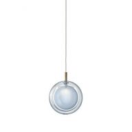 Bomma Lens 26 pcs Round Hanglamp - 13x Blauw 13x Helder glas