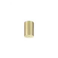 Bomma Lens Single Hanglamp - Blauw glas - Geborsteld goud