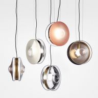 Bomma Orbital Hanglamp - Polair wit - Patina goud