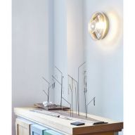 Bomma Orbital Wandlamp/Plafondlamp - Polair wit - Patina goud