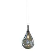 Bomma Soap Mini 12 pcs Hanglamp - 4x Blauw 4x Zilver 4x Goud glas