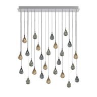 Bomma Soap Mini 26 pcs Square Hanglamp - 8x Blauw 9x Zilver 9x Goud glas