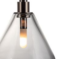 Bomma Soap Mini Single Hanglamp - Helder glas - Antraciet fitting