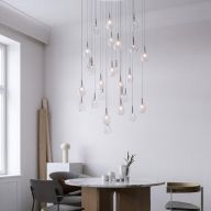 Bomma Soap Mini Single Hanglamp - Helder glas - Geborsteld gouden fitting