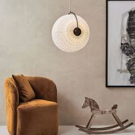 LE KLINT Caleo Original Paper Hanglamp - Wit/Brons