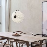 LE KLINT Caleo Original Paper Hanglamp - Wit/Brons