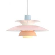 Louis Poulsen PH 5 Hanglamp - Pastel roze, blauw en perzik