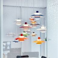 Louis Poulsen PH 5 Hanglamp - Pastel roze, blauw en perzik
