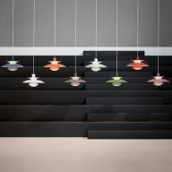 Louis Poulsen PH 5 Hanglamp - Pastel roze, blauw en perzik
