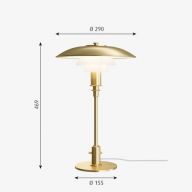 Louis Poulsen PH 3/2 Tafellamp - Messing - Limited Edition