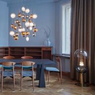 Bomma Phenomena Vloerlamp - Capsule - Mint - goud
