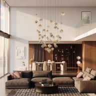 Bomma Pyrite 3 pcs Hanglamp - 2x goud 1x zilver