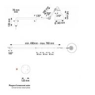 DCW Editions Lampe Gras N203 Round Wandlamp - Chroom