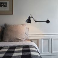 DCW Editions Lampe Gras N204 L 40 Round Wandlamp - Zwart/koper