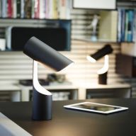 LE KLINT Mutatio Model 353 Tafellamp - Zwart/wit