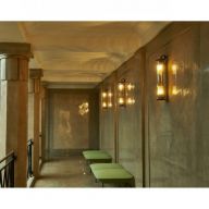 DCW Editions In The Tube 100-500 Wandlamp - Zilver - Gouden mesh - Zwarte stop