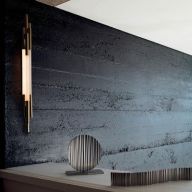 DCW Editions Org Wandlamp - 1050 mm - Goud/wit