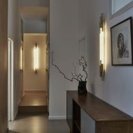 DCW Editions Org Wandlamp - 1500 mm - Goud/wit