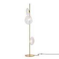 Bocci 73.3 Tall Vloerlamp - Transparant - Messing base
