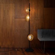 Bocci 73.3 Tall Vloerlamp - Transparant - Messing base
