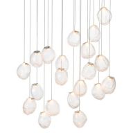 Bocci 73.20V Random Hanglamp - Transparant - Rechthoekige plafondkap