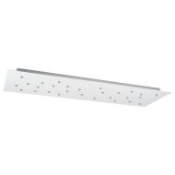 Bocci 73.28V Random Hanglamp - Transparant - Rechthoekige plafondkap