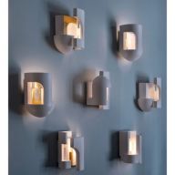 DCW Editions Soul Story 4 Wandlamp - Wit-goud