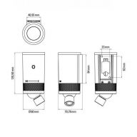 DCW Editions Vision 20-20 Omni SW Wandlamp - Zwart - met schakelaar