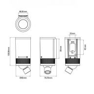 DCW Editions Vision 20-20 Omni Wandlamp - Zwart