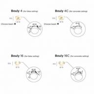 Trizo21 Bouly 16 Plafondlamp - Goud