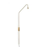 Trizo21 Austere-Wall Wandlamp - Goud - Met stekker & dimmer