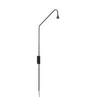 Trizo21 Austere-Wall Wandlamp - Zwart - Met stekker & dimmer