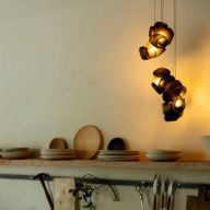 Bocci 100.1 Random Hanglamp - Grijs - 7 mm plafondkapje