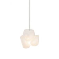 Bocci 100.1 Random Hanglamp - Transparant - 7 mm plafondkapje