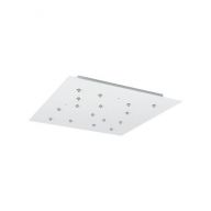 Bocci 100.16 Random Hanglamp - Transparant - Vierkante plafondkap