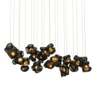 Bocci 100.20 Random Hanglamp - Grijs - Rechthoekige plafondkap
