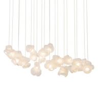 Bocci 100.20 Random Hanglamp - Transparant - Rechthoekige plafondkap