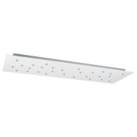 Bocci 100.28 Random Hanglamp - Transparant - Rechthoekige plafondkap