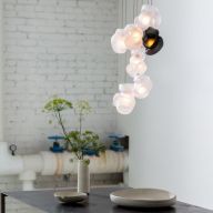 Bocci 100.3 Random Hanglamp - Transparant met grijs