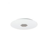 Bocci 100.37 Semi-rigid Hanglamp - Grijs met transparant - Ronde plafondkap