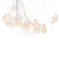 Bocci 100.37 Semi-rigid Hanglamp - Transparant - Ronde plafondkap