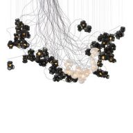 Bocci 100.61 Semi-rigid Hanglamp - Grijs met transparant - Ronde plafondkap